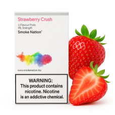 Картриджи JUUL 1 Strawberry Crush (клубника) 50мг (5%) Smoke Nation