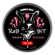 Снюс RABBIT  Bubble Gum  150 mg (Жуйка)