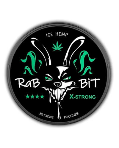 Снюс RABBIT Ice Hemp 150 mg (Конопля Лед)