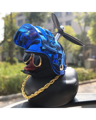 Cool Duck Чорне каченя в шоломі "PUBG" (синій)
