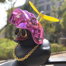 Cool Duck Черный утенок в шлеме "PUBG" (розовый)