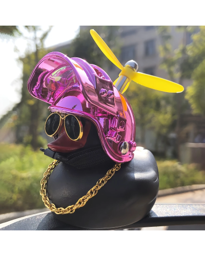 Cool Duck Черный утенок в шлеме "PUBG" (розовый)