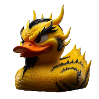 Cool Duck Желтый утенок китайский дракон