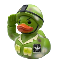 Cool Duck Зеленый утенок солдат