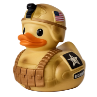 Cool Duck в стиле морпех Соединенных Штатов Америки