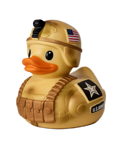 Cool Duck в стиле морпех Соединенных Штатов Америки
