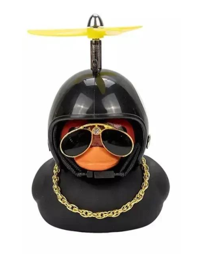 Cool Duck Черное утенок в шлеме "Черная восьмерка"