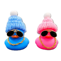 Cool Duck Утята в вязаных шапочках (синие и розовые)