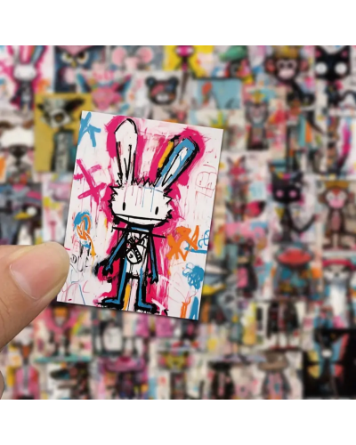 Набір стікерів "Street Art Animals" 50 шт
