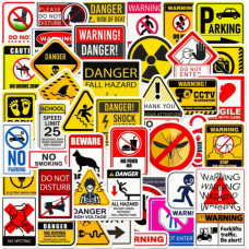 Набір стікерів "Signs" 50 шт