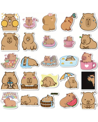 Набор стикеров "Capybara" 50 шт