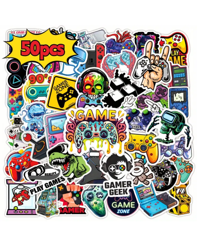 Набір стікерів "Play Game" 50 шт