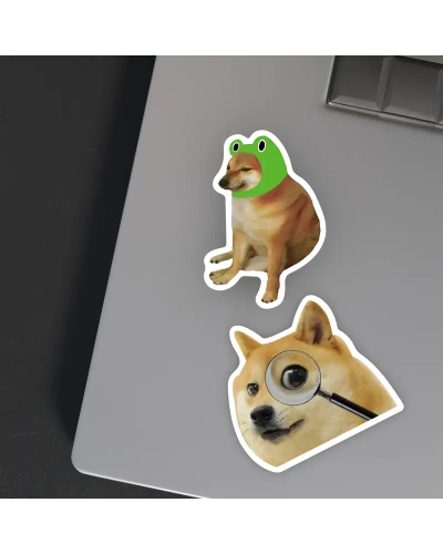 Набір стікерів "Meme Dogs" 50 шт