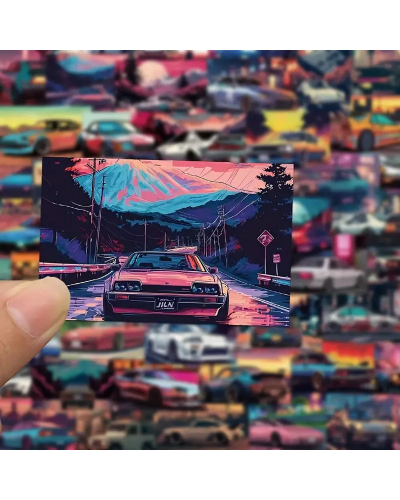 Набор стикеров "Cars" 50 шт