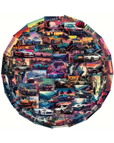 Набор стикеров "Cars" 50 шт