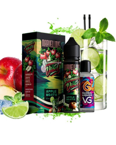 Набор для самозамеса Marvellous Summer Vibes 60 мл Apple Mojito (яблочный мохито)