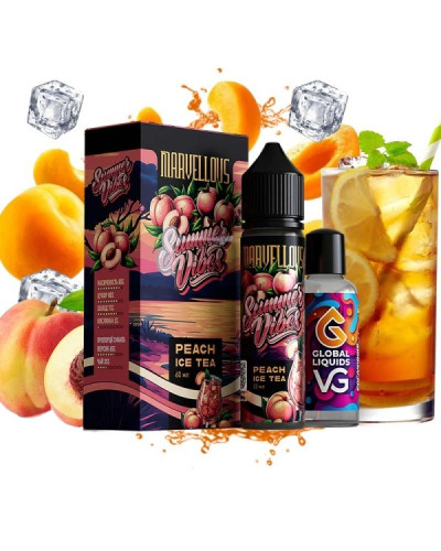 Набір для самозамісу Marvellous Summer Vibes 60 мл Peach Ice Tea (холодний персиковий чай)