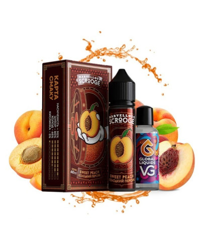 Набір для самозамісу Marvellous Scrooge 60 мл Sweet Peach (солодкий персик)