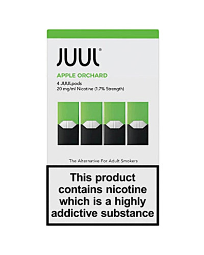 Картриджі JUUL 1 Apple Orchard (яблуко) 20мг (2%) 4шт