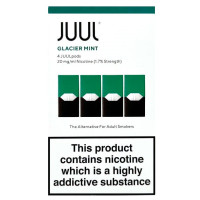 Картриджи JUUL 1 Glacier Mint (холодная мята) 20мг (2%) 