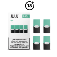 Картриджи JUUL 1 Mint (мята) 50мг