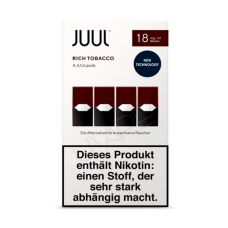 Картриджи JUUL 1 Rich Tobacco 18мг