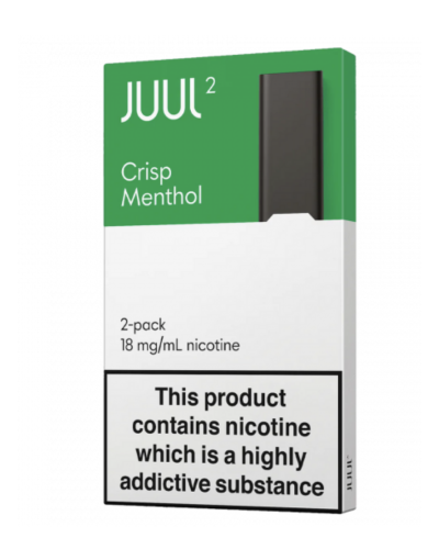 Картриджі JUUL 2 Crisp Menthol 18мг