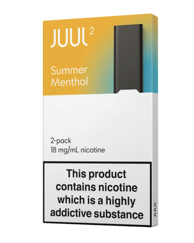 Картриджи JUUL 2 Summer Menthol (тропіки) 18мг