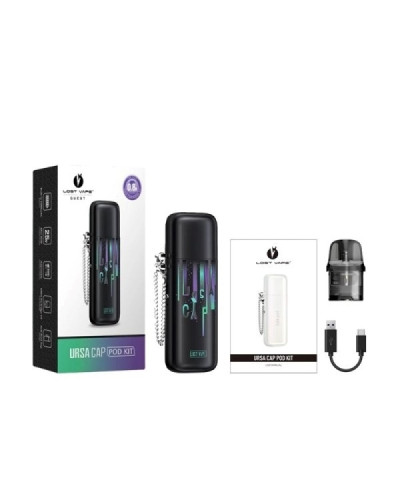 Pod-система LOST VAPE URSA CAP "Pearl White" в белом цвете