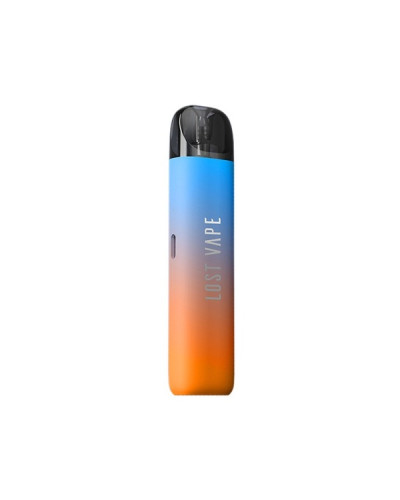 Pod система Lost Vape Ursa S Pod "Cyan Orange" у кольорі помаранчево-блакитного градієнту