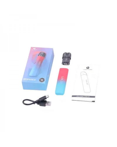 Pod система Lost Vape Ursa S Pod "Cyan Orange" у кольорі помаранчево-блакитного градієнту