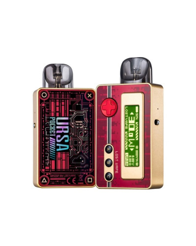 Pod система Lost Vape Ursa Pocket Pod "NES Red" у червоному кольорі