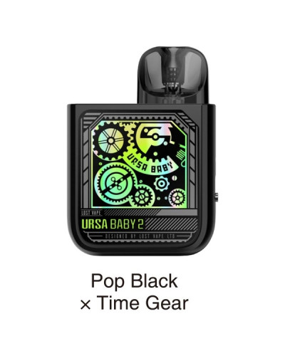 POD-СИСТЕМА LOST VAPE URSA BABY 2 "POP BLACK x TIME GEAR"