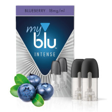 Картриджи My Blu Blueberry (Черника) 18 мг (2019 год изготовления)