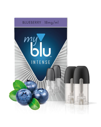 Картриджі My Blu Blueberry (Чорниця) 18 мг (2019 рік виробництва)