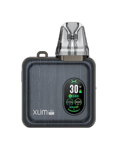 POD-СИСТЕМА OXVA XLIM SQ PRO "GUNMETAL WOOD" У СІРОМУ КОЛЬОРІ