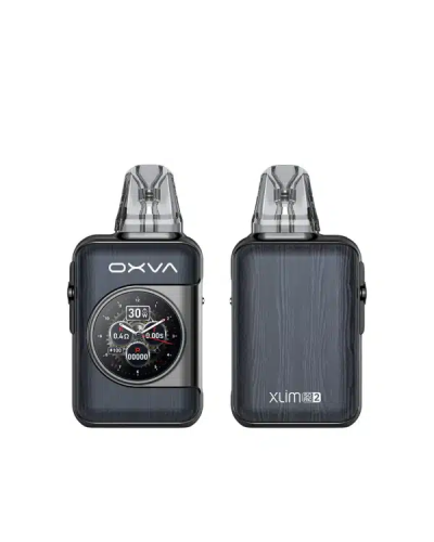 Pod-система OXVA XLIM SQ PRO 2 "Gunmetal Wood" у сірому кольорі