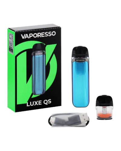 POD СИСТЕМА VAPORESSO LUXE QS POD KIT "SILVER" У СРІБНОМУ КОЛЬОРІ