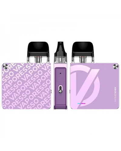 Pod-система VAPORESSO XROS 3 NANO KIT "Lilac Purple" в фиолетовом цвете