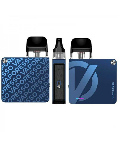 Pod-система VAPORESSO XROS 3 NANO KIT "Navy Blue" у синьому кольорі