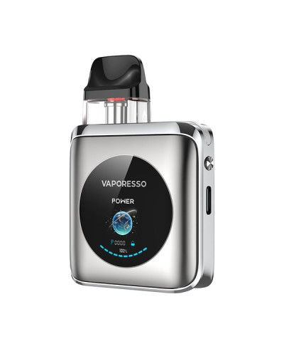 Pod система Vaporesso Xros 4 Nano "Titanium Silver" у срібному кольорі