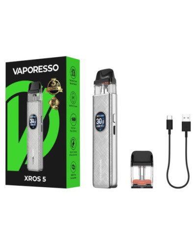 Pod-система VAPORESSO XROS 5 "Jade Green" в зеленом цвете