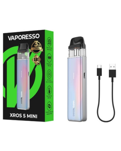 Pod-система VAPORESSO XROS 5 Mini "Rose Red" в ярко розовом цвете