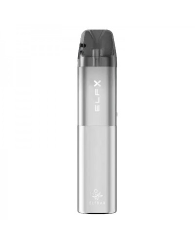 Pod система ELF BAR ELFX "Silver" в серебряном цвете