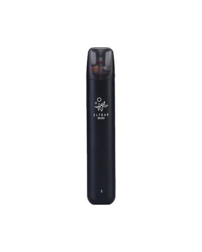 Pod система ELF BAR RF350 Black Starter Kit 350mAh в черном цвете