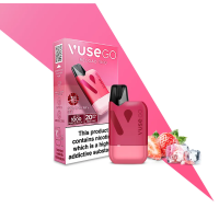 Pod система VUSE GO Reload 1000 Starter kit Box (Strawberry Ice) в розовом цвете