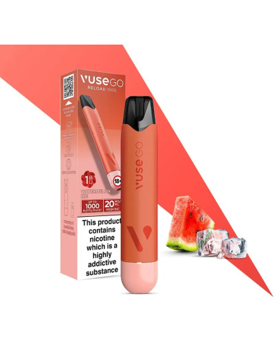 Pod система VUSE GO Reload 1000 Starter kit Pen (Watermelon Ice) в красном цвете