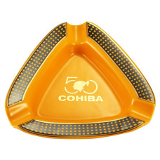 Пепельница для сигары Cohiba Big треугольная (Желтая)