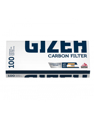 Гільзи для сигарет Gizeh Carbon Filter 100шт (8 мм)