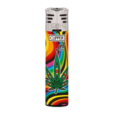 Зажигалка CLIPPER "Jet Flame Weed" #1